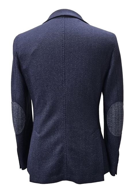 Manuel Ritz Herringbone jacket with patches MANUEL RITZ | suits Jacket | MU.2718MX.1836300300